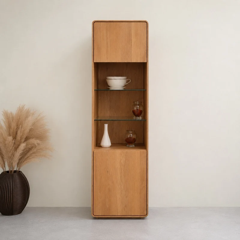 Vetrina in rovere massiccio Geneva 26 | NordicStory