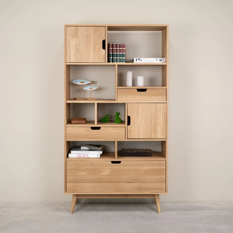 Libreria in rovere massiccio Escandi Atelier 3 | NordicStory