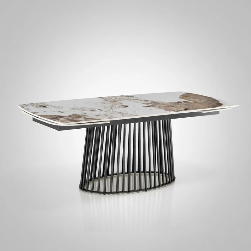 Tavolo allungabile con piano in ceramica Colin B