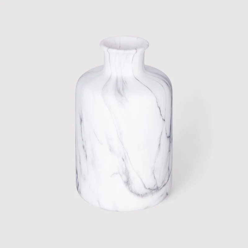 Deodar - Vaso decorativo in dolomite a effetto marmo