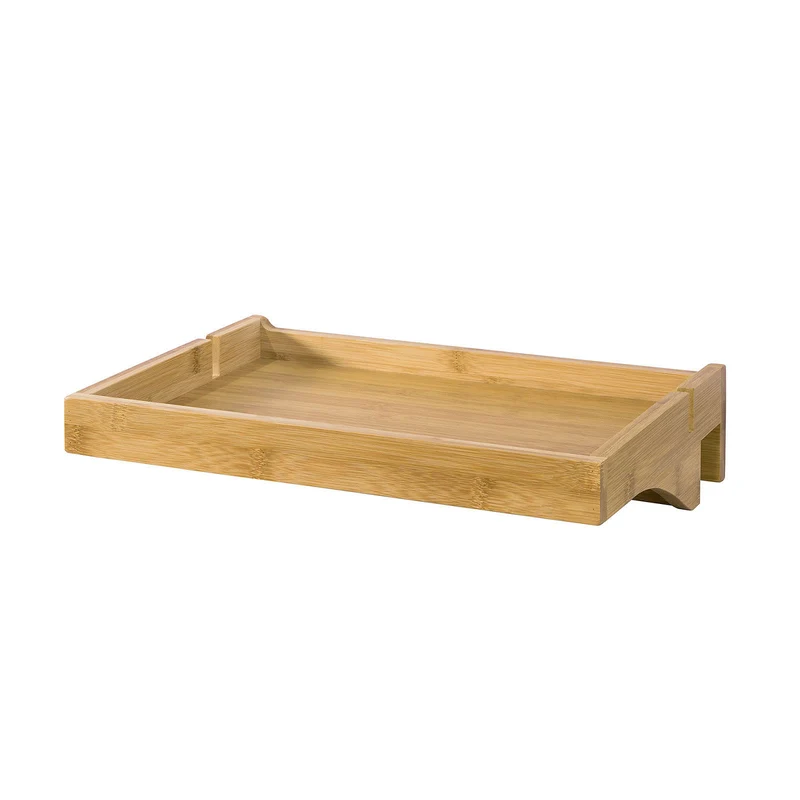 SoBuy Vassoio da letto comodino in bambù 36x25x9cm NKD01-N