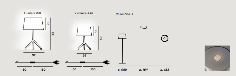FOSCARINI LUMIERE XXL/XXS 038