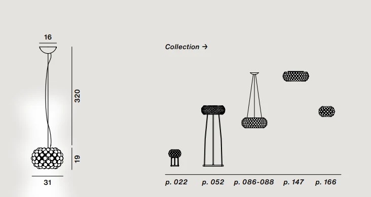 FOSCARINI CABOCHE PLUS PICCOLA 088