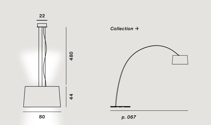 FOSCARINI TWICE AS TWIGGY 130