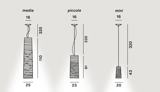 FOSCARINI TRESS 126
