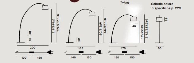 FOSCARINI TWIGGY ROSEWOOD - 070