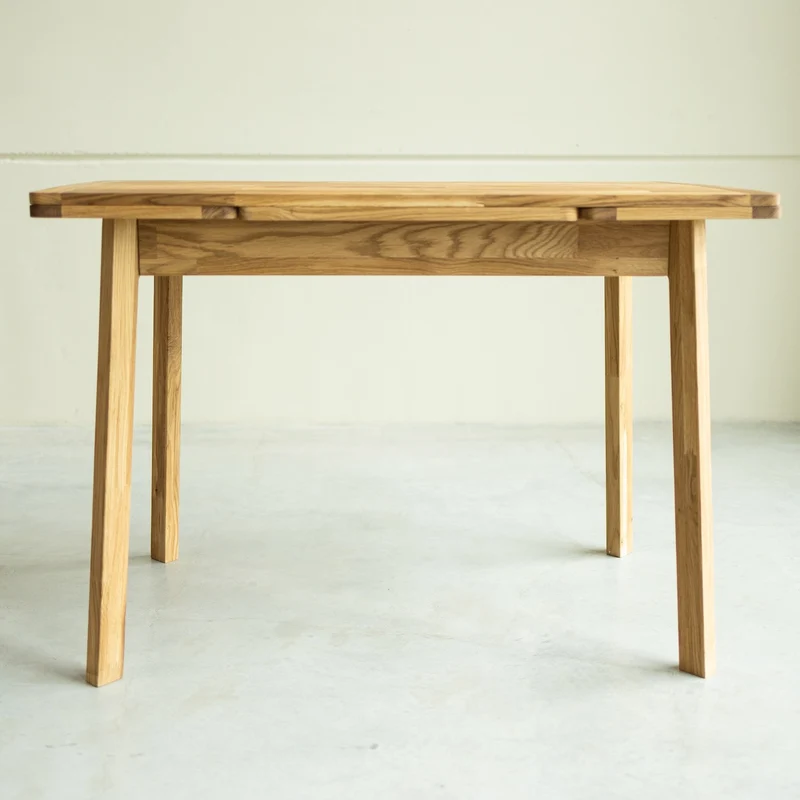 Tavolo da pranzo allungabile in legno massello di rovere Mini 1 | NordicStory
