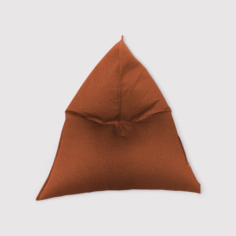 Carambola - Fodera per pouf a sacco arancione da riempire