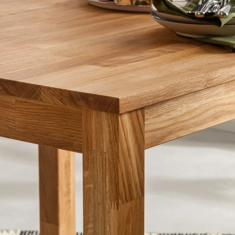 Tavolo da pranzo in legno massello di rovere Lemsiwood | NordicStory