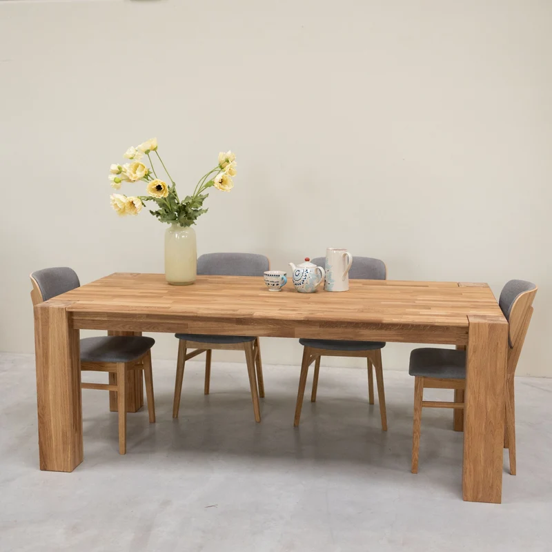 Tavolo da pranzo in rovere massello Mauritz 3 | NordicStory