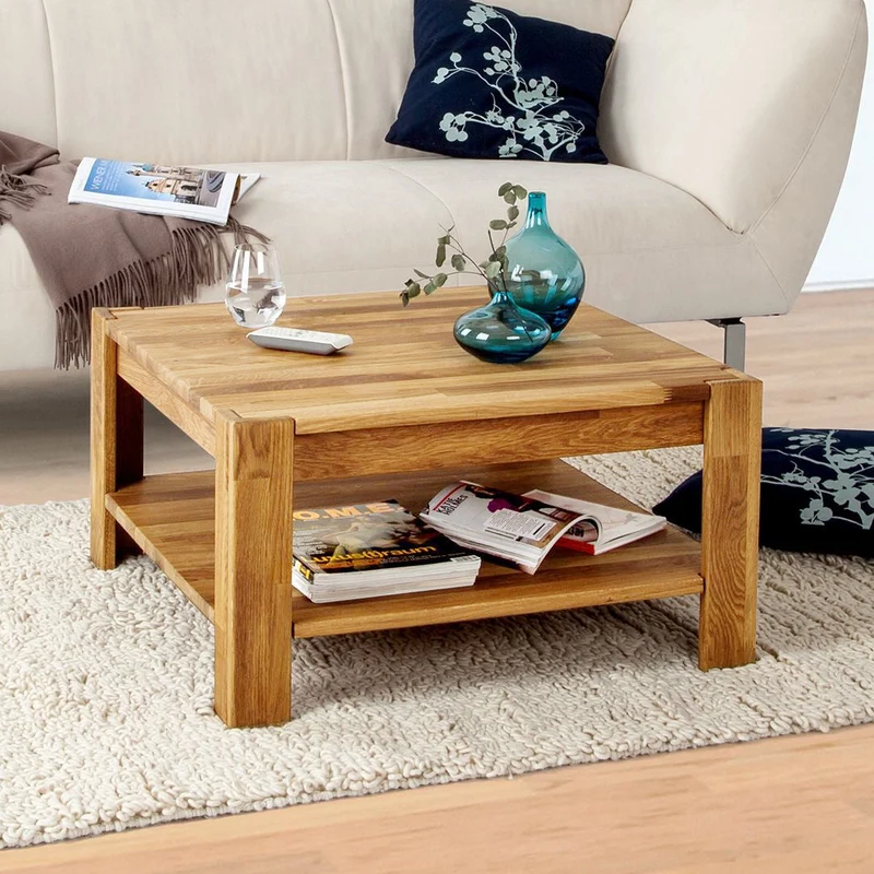 Tavolino in legno massello di rovere Mauritz 4 | NordicStory