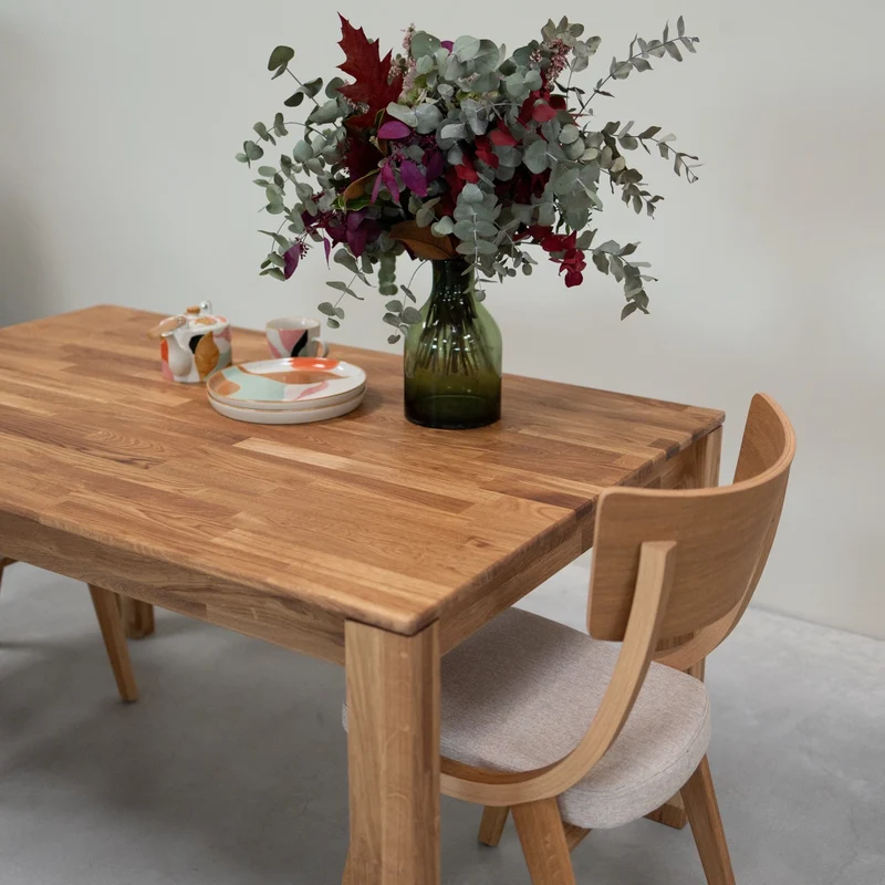 Tavolo da pranzo in rovere massello Mauritz 4 | NordicStory