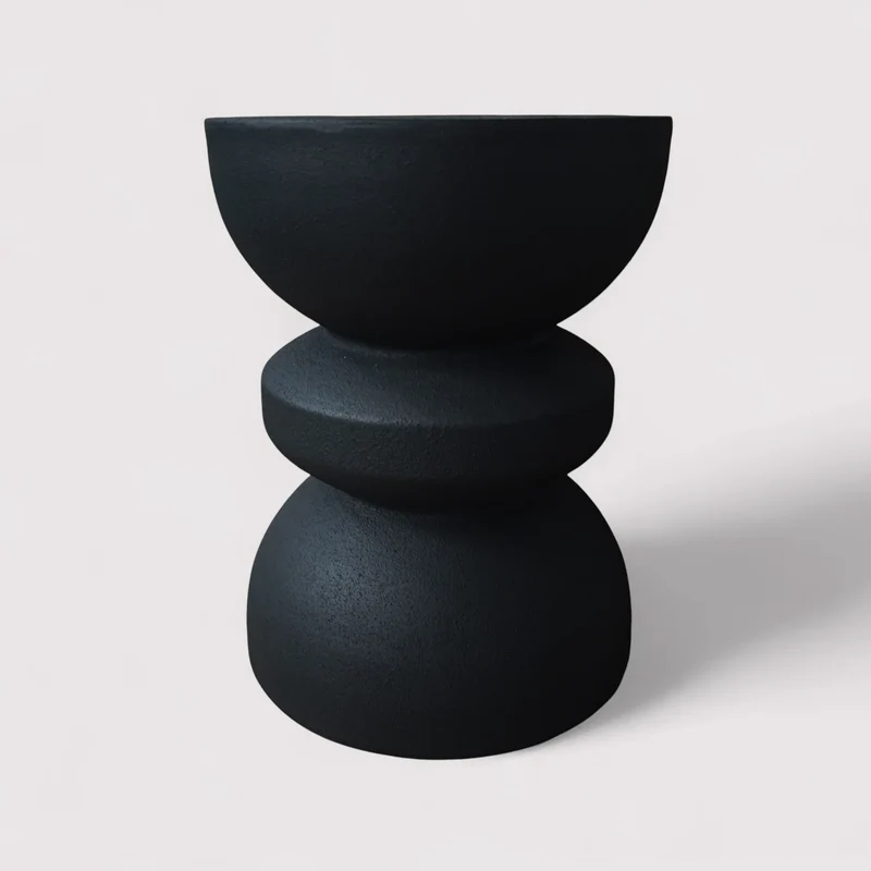 Onar - Tavolino da salotto colore nero stile moderno