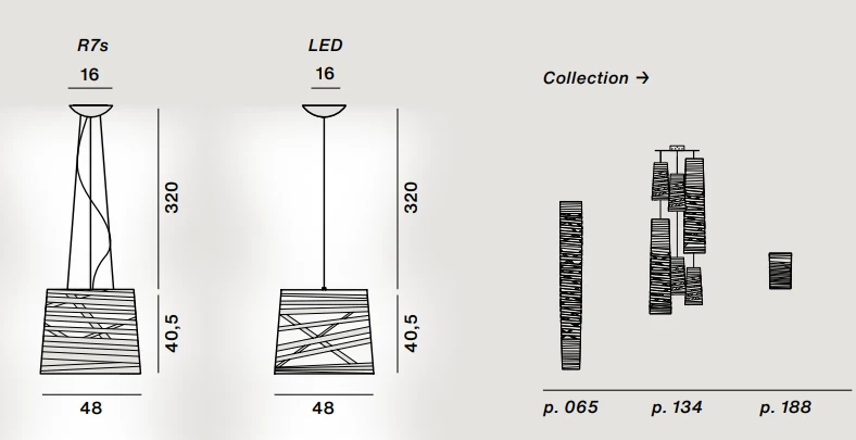 FOSCARINI TRESS GRANDE 127