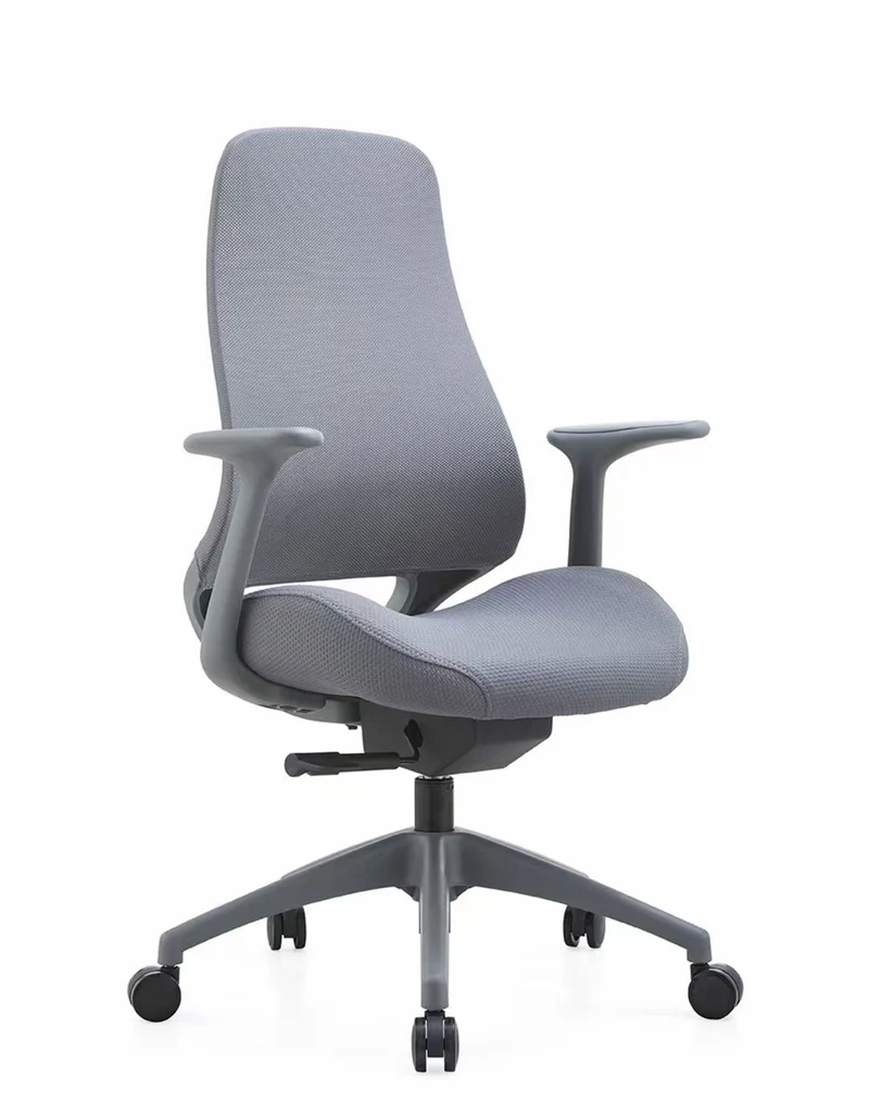 Sedia da Ufficio Ergonomica Girevole con Braccioli e Supporto Lombare