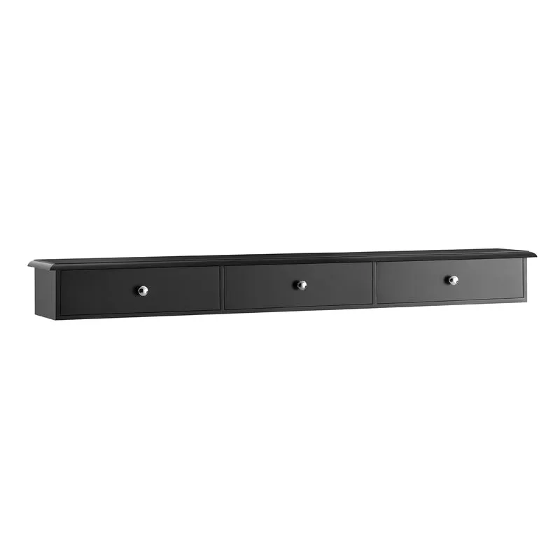 SoBuy Consolle tavolo con cassetti 93x15x10cm FRG43-L-SCH