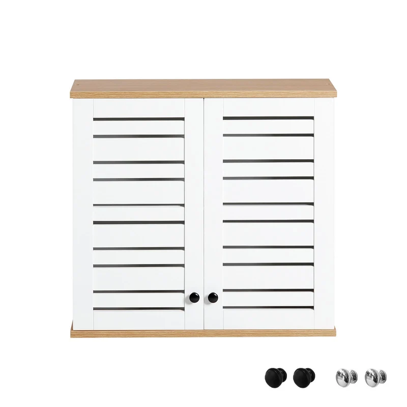 SoBuy Armadietto pensile 60x19x56cm BZR42-W