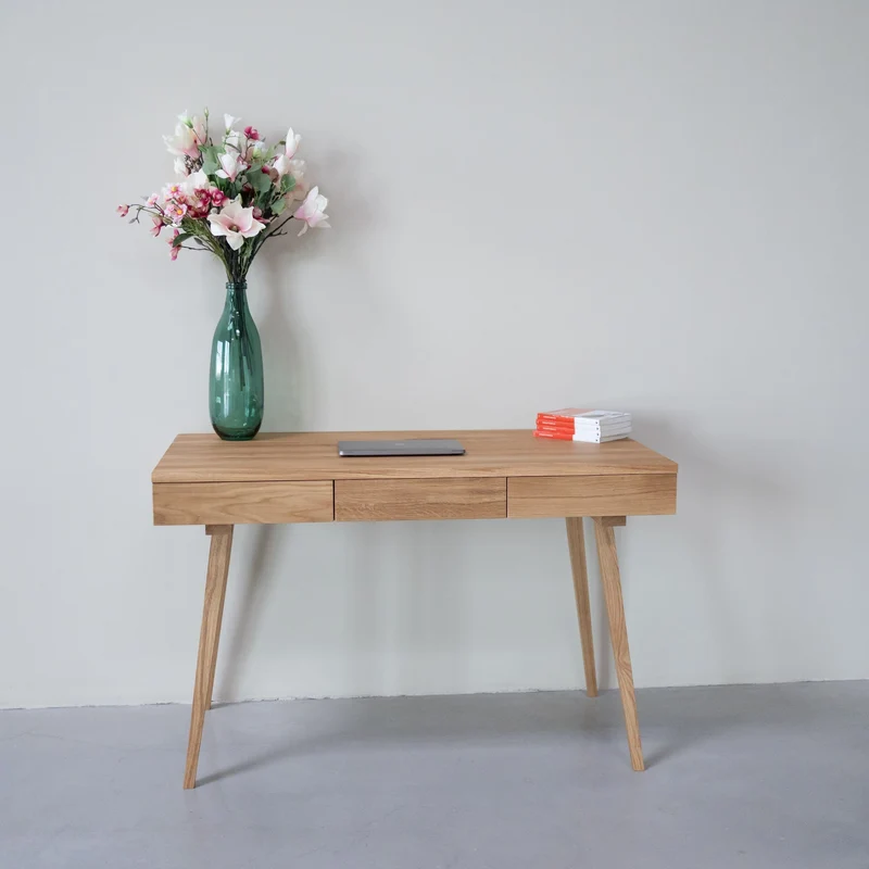 Scrivania in rovere massiccio MALMO 1 | NordicStory