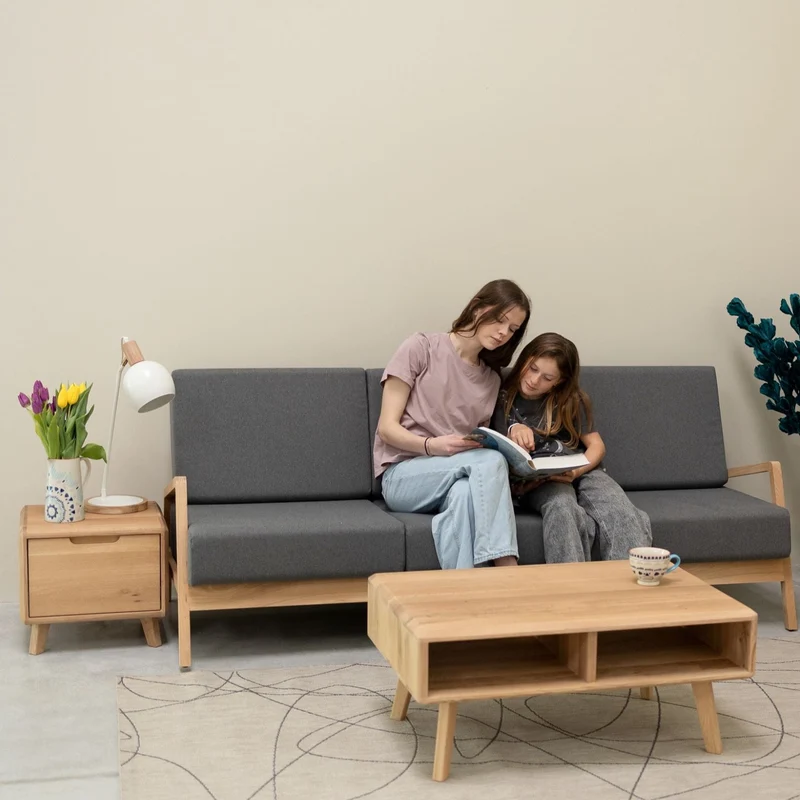 Comodino in legno massello SWEDEN 1 | NordicStory