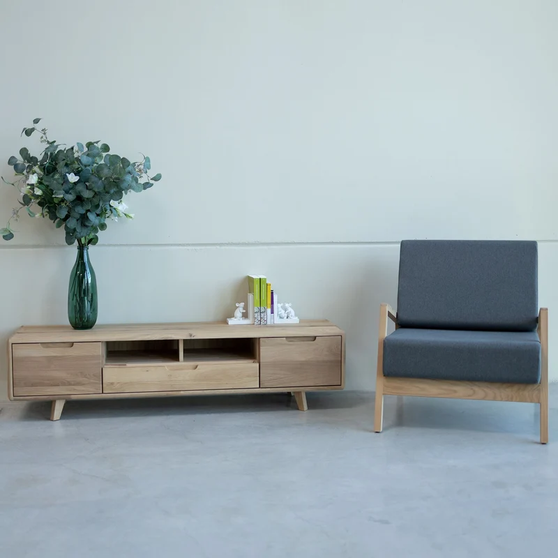 Mobile TV in legno massello SWEDEN 2 | NordicStory