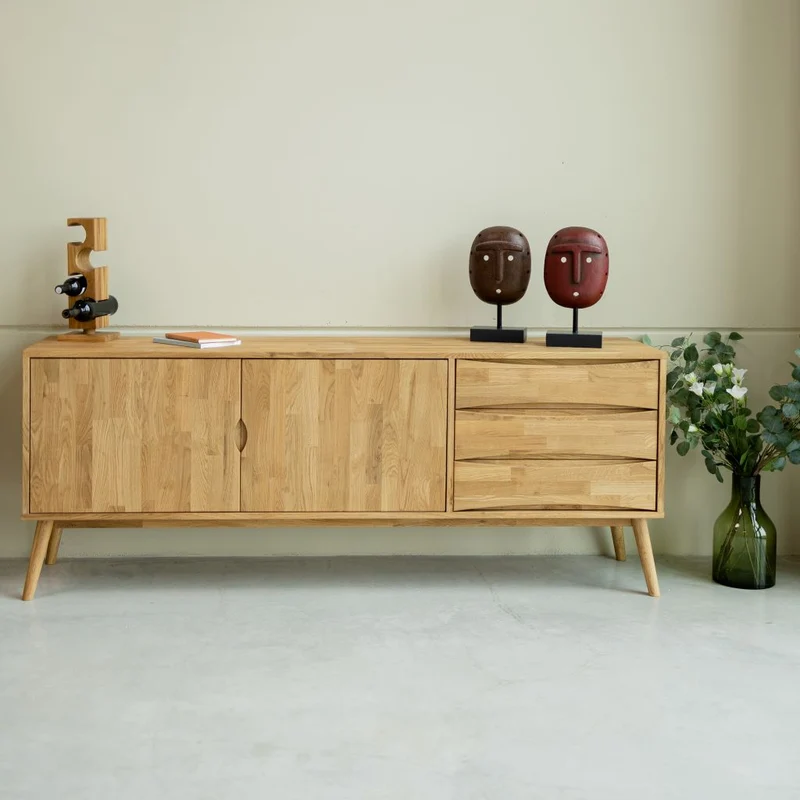 Credenza in legno di rovere MALMO | NordicStory