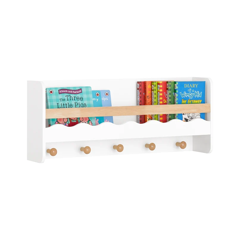 SoBuy Appendiabiti a muro per bambini 73x15x30cm KMB78-W