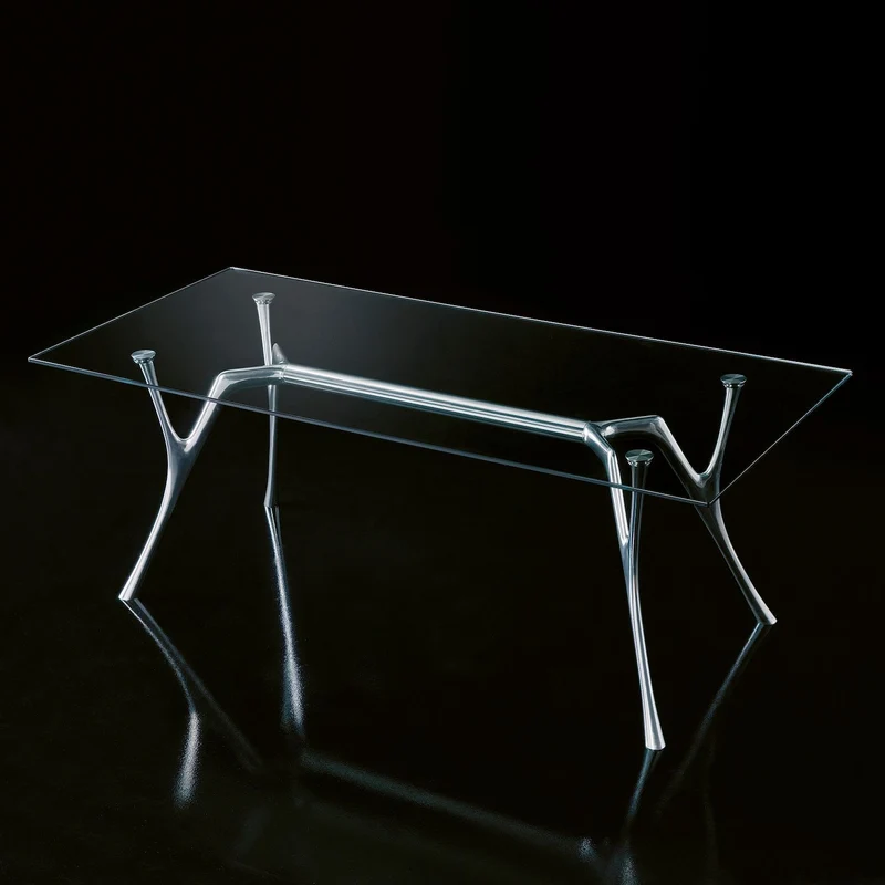 Tavolo scrivania rettangolare Perseo Glass