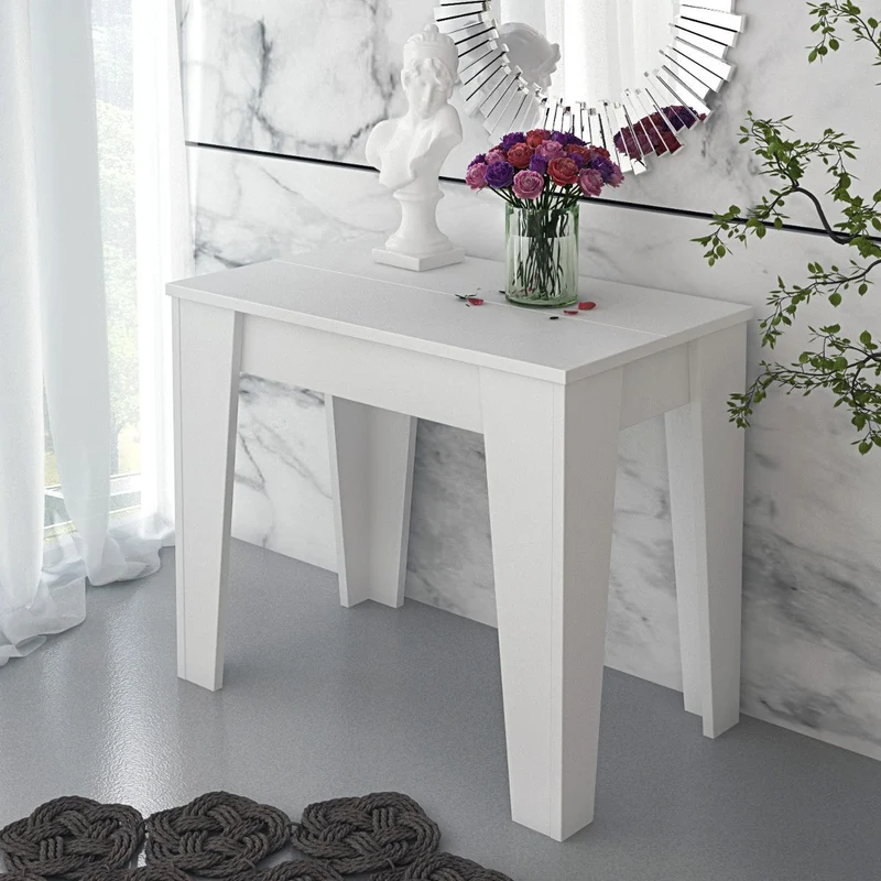 Tavolo consolle allungabile Zulc White