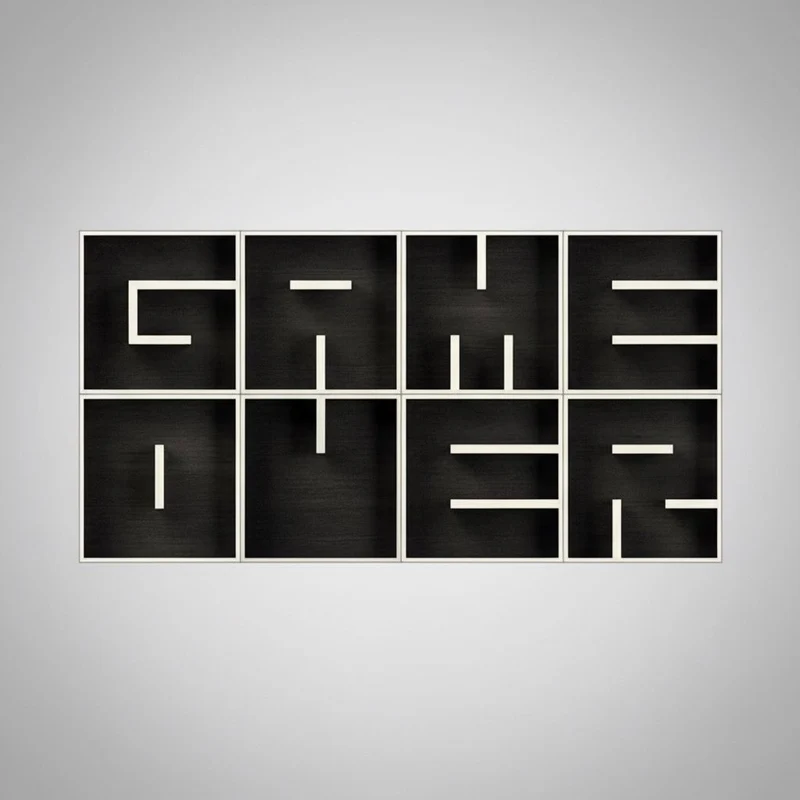Libreria componibile a cubi ABC GAME OVER
