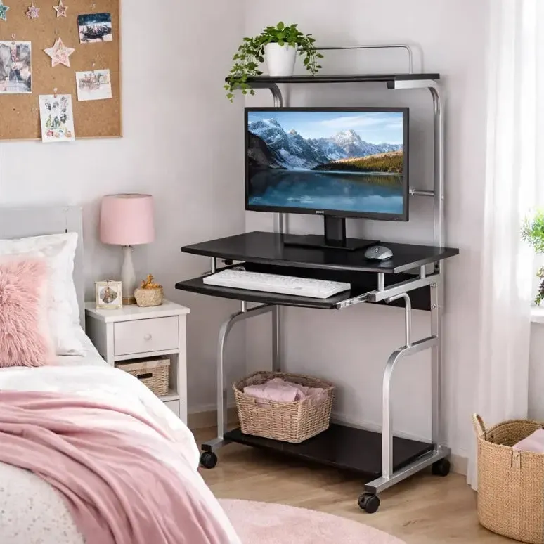 Scrivania porta PC con ruote Kompy