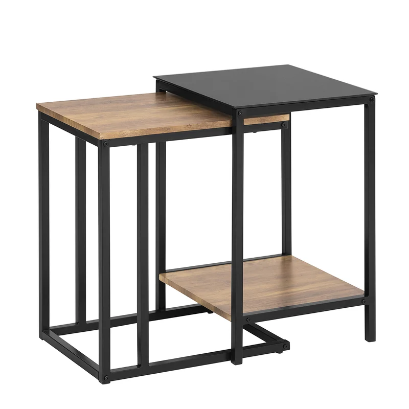 SoBuy Tavolini bassi 2 pezzi 52x35x58cm FBT99-F