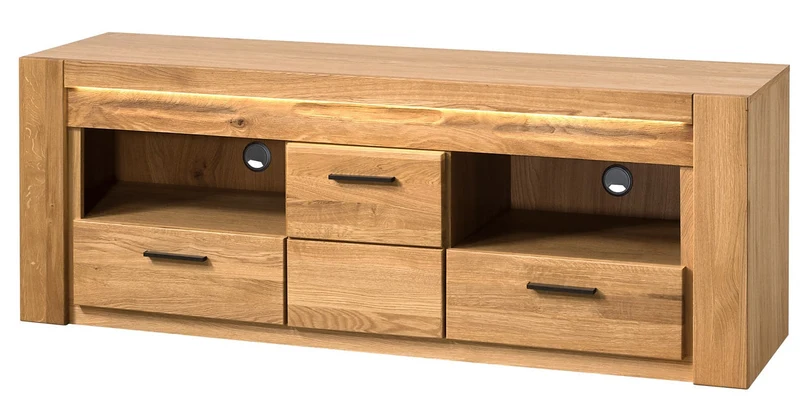 Mobile TV in rovere VELVET 25 | LoftStory