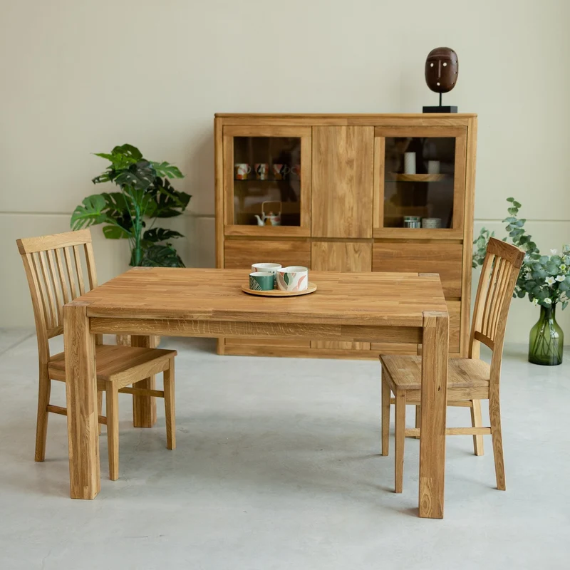 Tavolo da pranzo allungabile in rovere massello Mauritz 1 | NordicStory