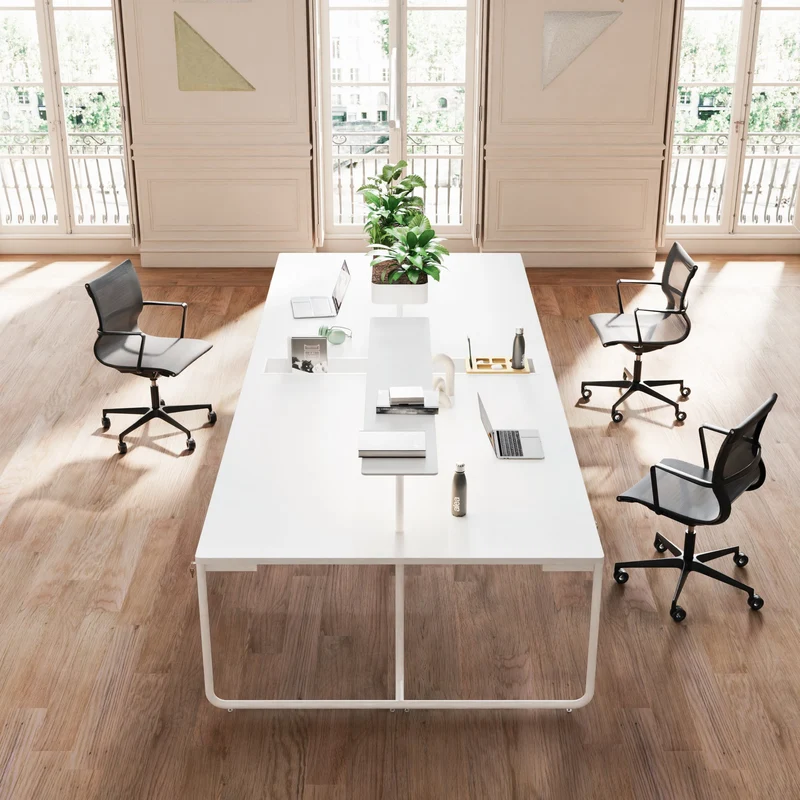 Scrivania bench ITUBE contrapposta