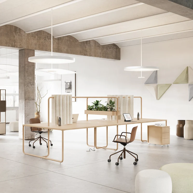 Scrivania bench ITUBE in linea