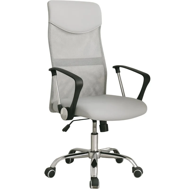 Sedia da Ufficio Ergonomica Poltrona Girevole con Braccioli, Altezza Regolabile