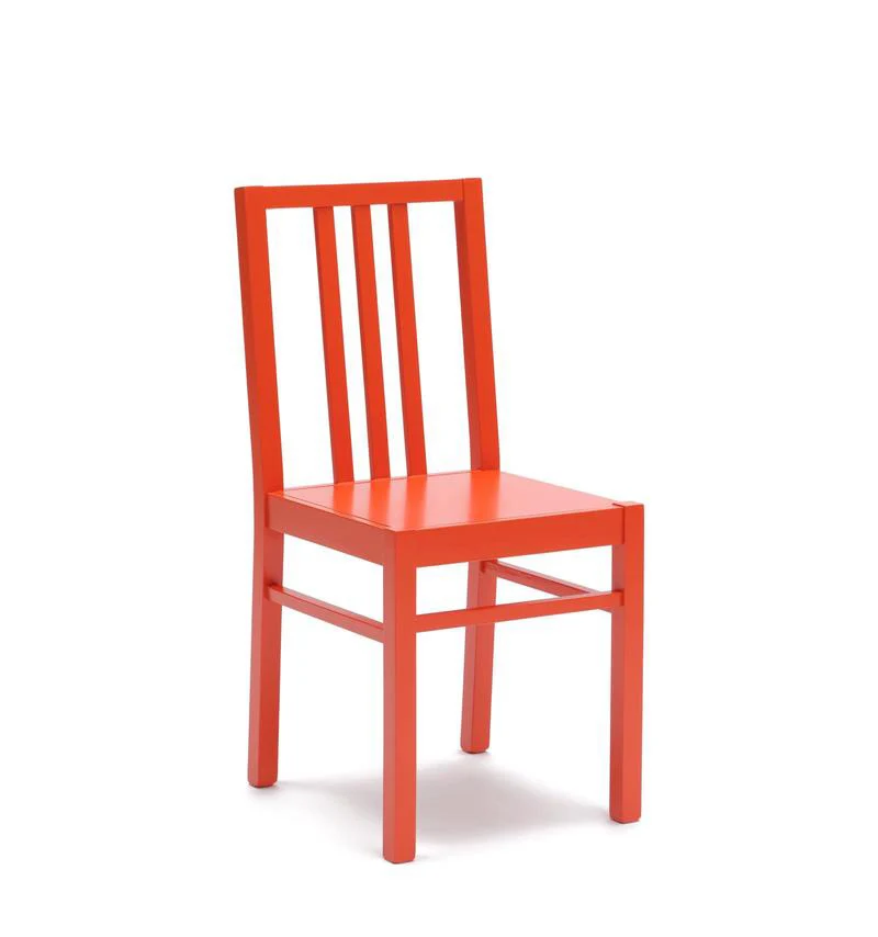 Set da 4 Sedia classica da cucina in legno di faggio laccato - vari colori
