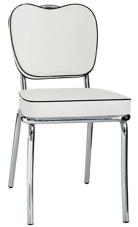Set da 2 Sedia moderna da salotto o cucina in ecopelle cm 45x53x85h - vari colori