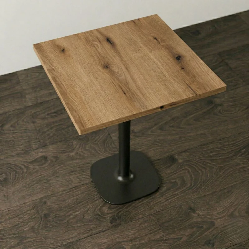Piano Tavolo in Laminato Effetto Rovere Nodato