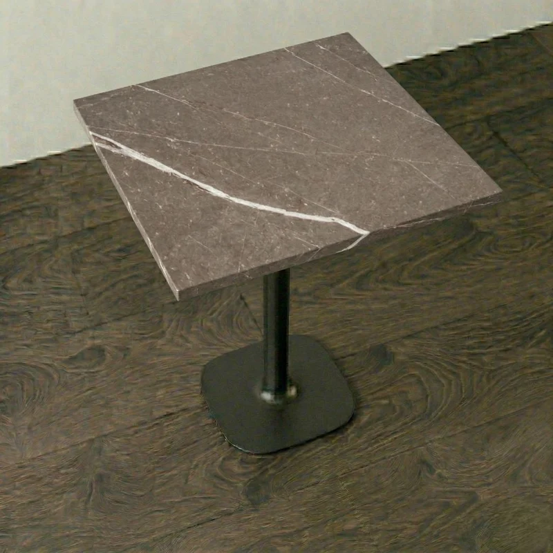 Piano tavolo in laminato effetto marmo Pulpis