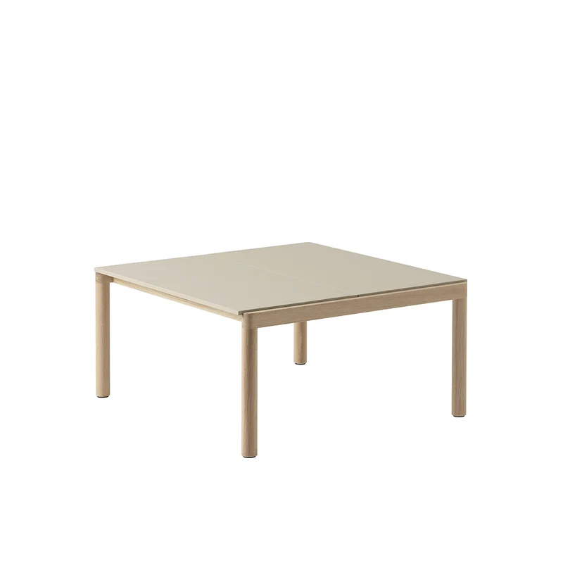Couple Coffee Table 2 Plain - Sand/Oak