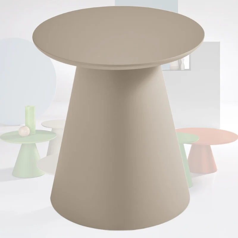 Tavolino da Salotto per Caffè, Rotondo e Moderno cm ⌀ 45x46