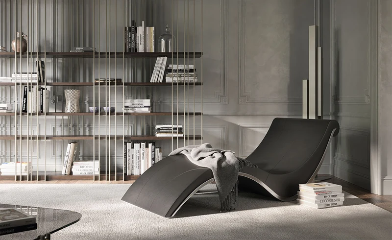 Sedia Chaise Longue Sylvester - Cattelan Italia
