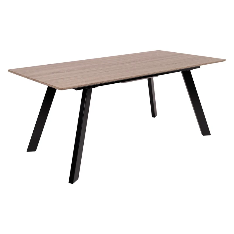 Tavolo da Pranzo Allungabile Finitura Legno Naturale o Effetto Pietra 180/220 cm