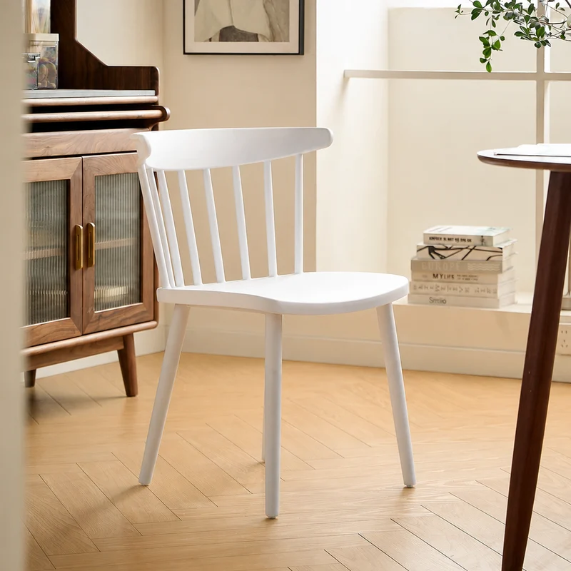 EXCHANGE - Lot de 4 chaises interieur exterieur blanc