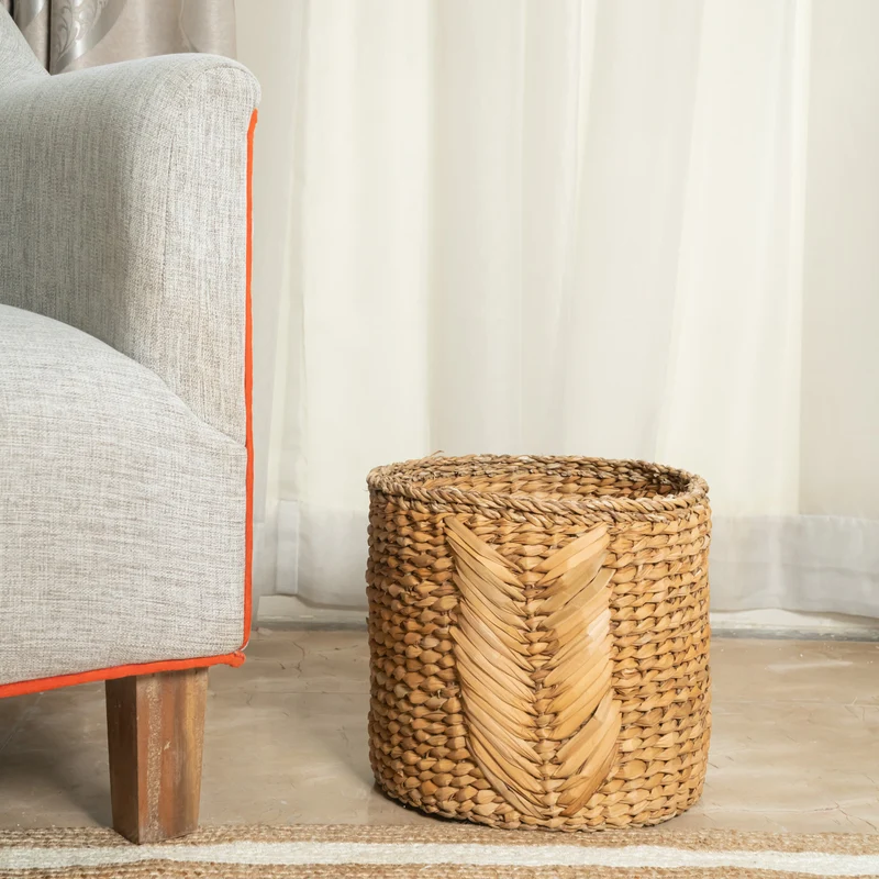 LEIF - Set de 3 paniers de rangement en jute naturelle