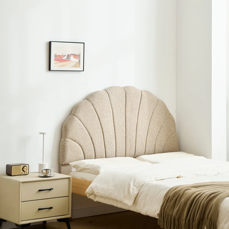 SUND - Tête de lit 140 en tissu beige