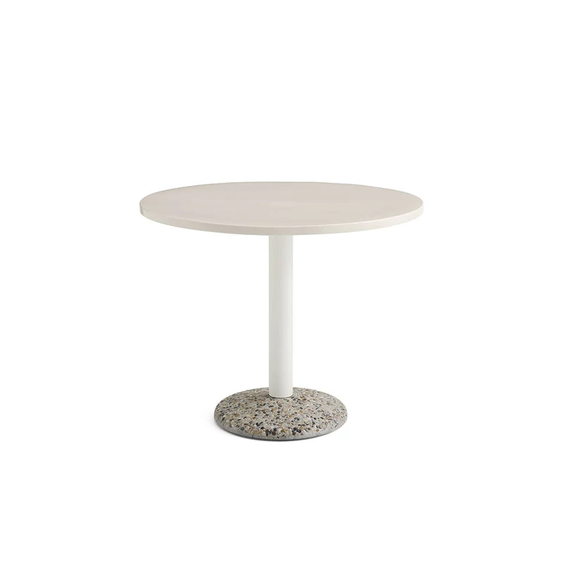 Ceramic Table Ø90 warm white