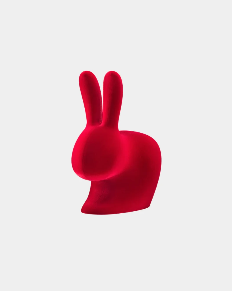 Sedia Rabbit Baby Velvet Finish - Qeeboo