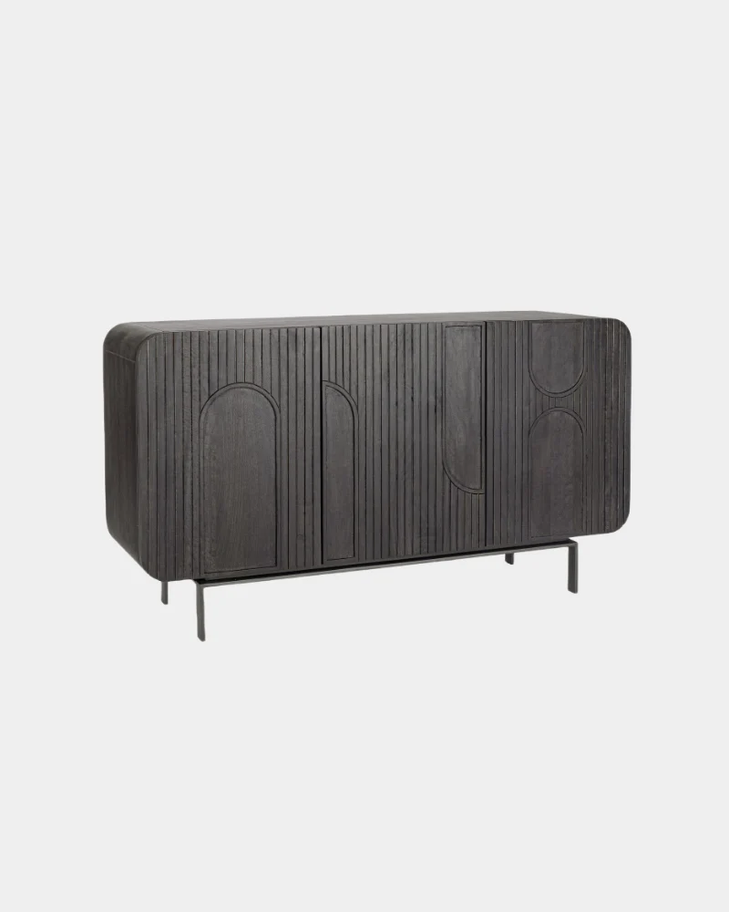 Credenza 3A Orissa Nero - Bizzotto